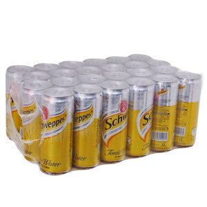 Nước giải khát có gas Schweppes Tonic - 330ml, 24 lon