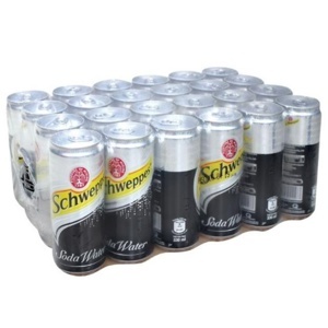 Nước giải khát có gas Schweppes - 330ml, 24 lon