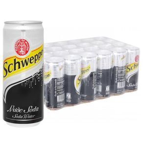 Nước giải khát có gas Schweppes - 330ml, 24 lon