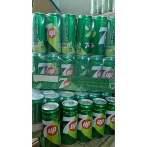 Nước Giải Khát Có Gaz 7 Up Thùng 24 Lon x 330ml