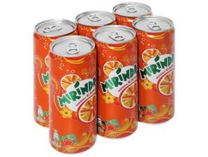 Nước giải khát Mirinda Cam Lon 330 ml