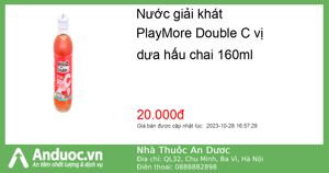 Nước giải khát vị dưa hấu PlayMore Double C