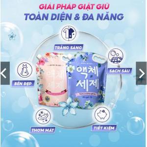 Nước giặt Blue Hàn Quốc dạng túi hương thảo mộc 2kg