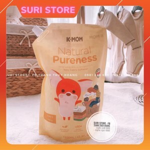 Nước giặt đồ sơ sinh hữu cơ (Organic) K-mom Hàn Quốc KM13127 1300ml