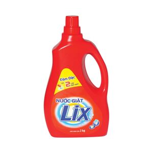 Nước giặt Lix Đậm đặc chai 2kg