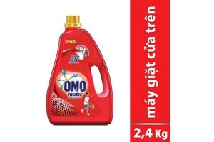 Nước giặt OMO dịu nhẹ trên da dạng chai 2,4kg