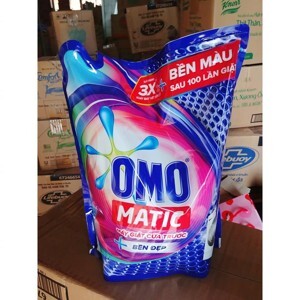 Nước giặt OMO Matic cho máy giặt cửa trước dạng chai 2,7kg