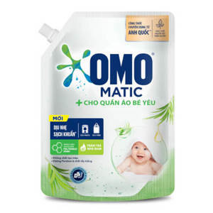 Nước giặt omo matic cửa trên túi 4kg