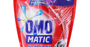 Nước giặt omo matic cửa trên túi 4kg