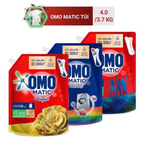 Nước giặt omo matic cửa trên túi 4kg
