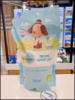 Nước giặt quần áo Organic cho bé Lamoon - Túi 700ml