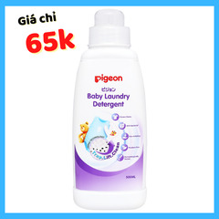 Nước giặt quần áo trẻ em Pigeon chai 500ml