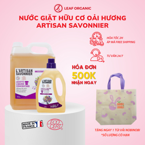Nước giặt sinh học đậm đặc oải hương Artisan Savonnier 5L