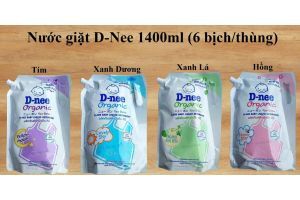 Nước giặt xả Dnee gói 1800ml