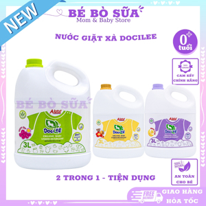 Nước giặt xả quần áo docilee little melon 1000ml