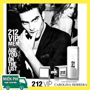 Nước Hoa Carolina Herrera 212 Vip Men Eau De Toilette 100ml