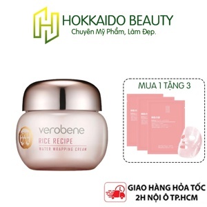 Nước hoa hồng cân bằng độ ẩm Verobene Rice Recipe Water Balancing Toner 150ml
