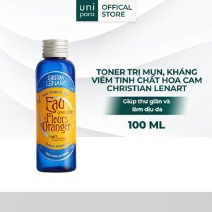Nước hoa hồng chiết xuất hoa cam Christian Lénart Eau Aromatisée de Fleurs d'Oranger 200ml