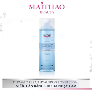 Nước hoa hồng Eucerin Dermatoclean Clarifying Toner - 200ml, cho da nhạy cảm