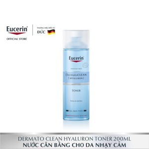 Nước hoa hồng Eucerin Dermatoclean Clarifying Toner - 200ml, cho da nhạy cảm