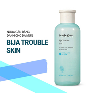 Nước hoa hồng dành cho da mụn Innisfree Jeju Bija Trouble Skin