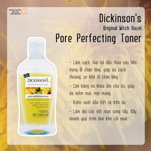 Nước hoa hồng Dickinsons Original Witch Hazel Pore Perfecting Toner 437ml