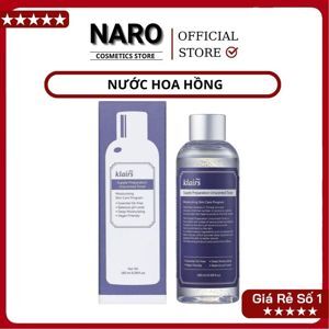 Nước hoa hồng dưỡng ẩm, chống viêm không mùi dành cho da nhạy cảm Klairs Supple Preparation Unscented Toner 180ml