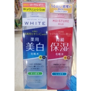 Nước hoa hồng dưỡng trắng da Kosé Moisture Mild White Lotion 180ml