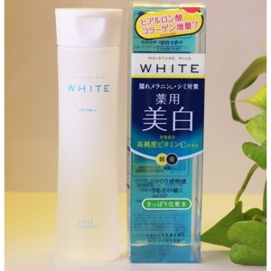 Nước hoa hồng dưỡng trắng da Kosé Moisture Mild White Lotion 180ml