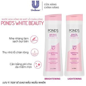 Nước hoa hồng dưỡng trắng da Pond's White Beauty Lightening Toner 150ml