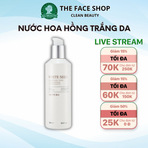 Nước hoa hồng dưỡng trắng da trị nám The Face Shop White Seed Brightening Toner 145ml