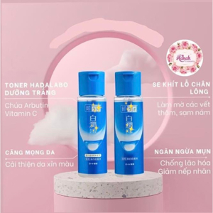 Nước hoa hồng Hadalabo Shirojyun Albutin Medicinal Whitening Lotion 170ml