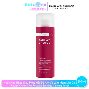 Nước hoa hồng Paula's Choice Skin Recovery Enriched Calming Toner 190ml