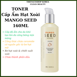 Nước hoa hồng Mango Seed Silk Moisturizing Toner The Face Shop