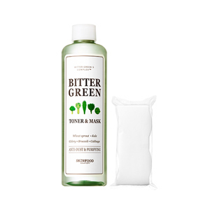 Nước hoa hồng Skinfood Bitter Green Toner & Mask 300ml