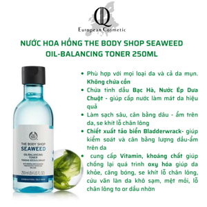 Nước Hoa Hồng The Body Shop Seaweed Clarifying Toner