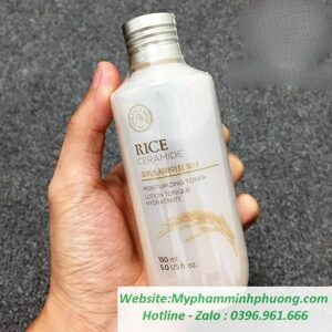 Nước hoa hồng The Face Shop Rice Ceramide Moisture Toner 150ml