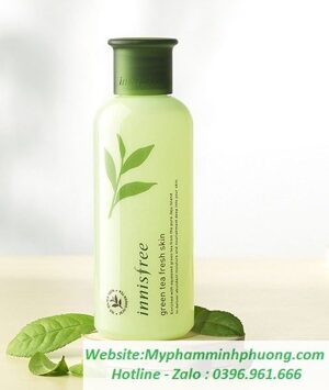 Nước hoa hồng Green tea fresh skin Innisfree
