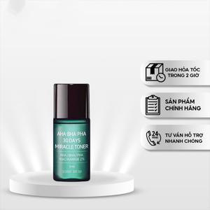 Nước hoa hồng trị mụn AHA-BHA-PHA Some By Mi 30 Days Miracle Toner 6ml