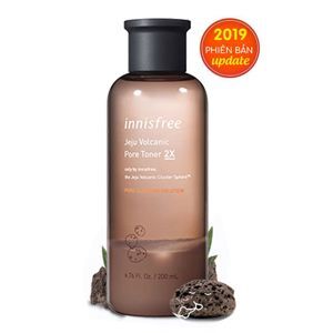 Nước hoa hồng trị mụn đầu đen Jeju Volcanic Pore Toner Innisfree