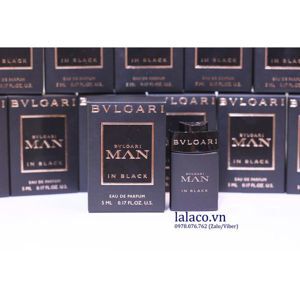 Nước hoa nam Bvlgari Man in Black - 5ml