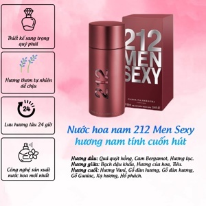 Nước hoa nam Carolina Herrera 212 Sexy Men - 50 ml