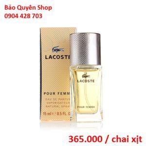 Nuớc hoa nữ Lacoste Pour Femme EDP 15ml