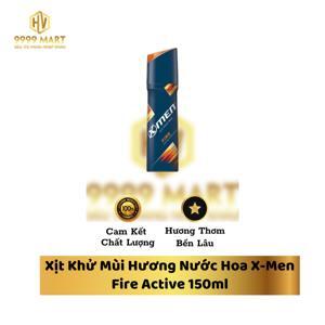 Nước hoa xịt khử mùi toàn thân X-Men Active 150ml