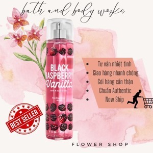 Nước hoa xịt toàn thân Black Raspberry Vanilla - Body Mist - Bath & Body Works