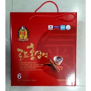 Nước hồng sâm 6 năm Korea Red Ginseng Drink Sobek chính hãng Hàn Quốc