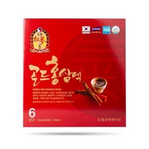 Nước hồng sâm 6 năm Korea Red Ginseng Drink Sobek chính hãng Hàn Quốc