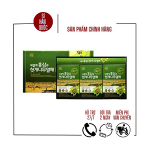 Nước hồng sâm bổ gan Hovenia Daedong Hàn Quốc 30 gói