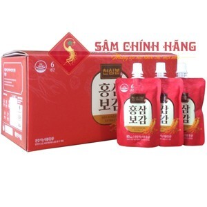 Nước hồng sâm Chunho Hàn Quốc hộp 30 gói x 80ml