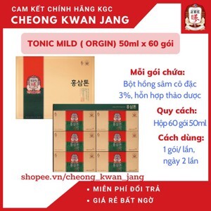 Nước Hồng Sâm Dạng Gói KGC Cheong Kwan Jang Tonic Mild (60 gói)